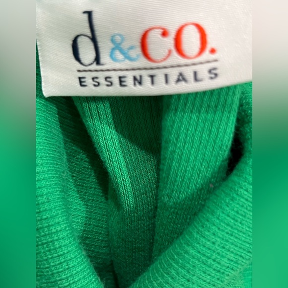 D & CO ESSENTIALS MEDIUM Green Sweater - Picture 5 of 9